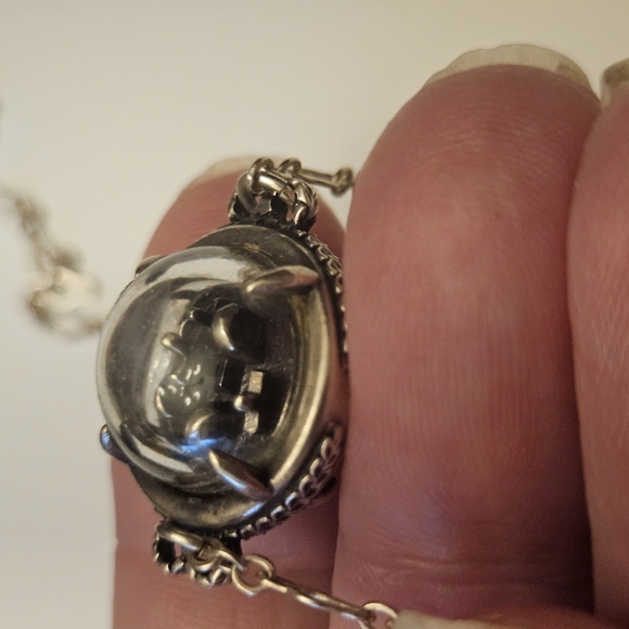 Omnia Studios Silver Graveyard Pendant Necklace - Picture 5 of 10